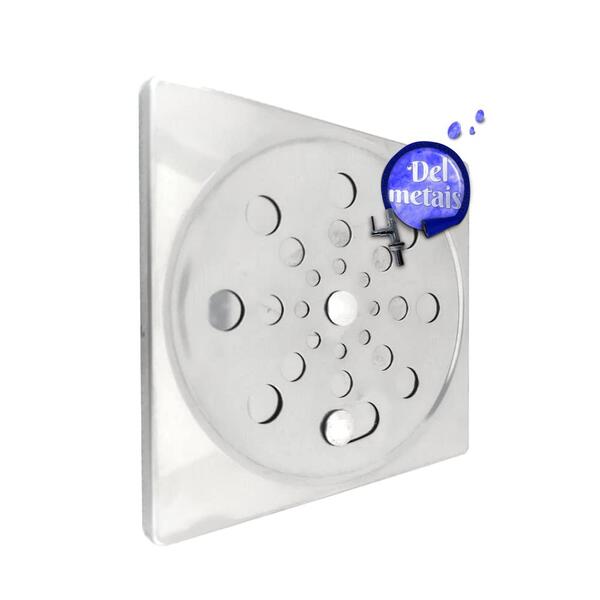 Suporte Quadrado Em Abs Cromado Para Ducha Higiênica Casagran