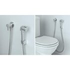 Suporte Quadrado Em Abs Cromado Para Ducha Higiênica Casagran