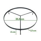 Suporte Rasteiro Para Vasos De Chão Tripé De Ferro 35cm - Pre