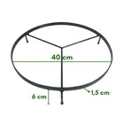 Suporte Rasteiro Para Vasos De Chão Tripé De Ferro 40cm - Pre