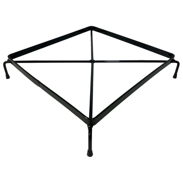 Suporte Rasteiro Quadrado De Ferro Para Vasos De Chão 35cm -