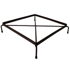 Suporte Rasteiro Quadrado De Ferro Para Vasos De Chão 35cm -