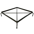 Suporte Rasteiro Quadrado De Ferro Para Vasos De Chão 40cm -