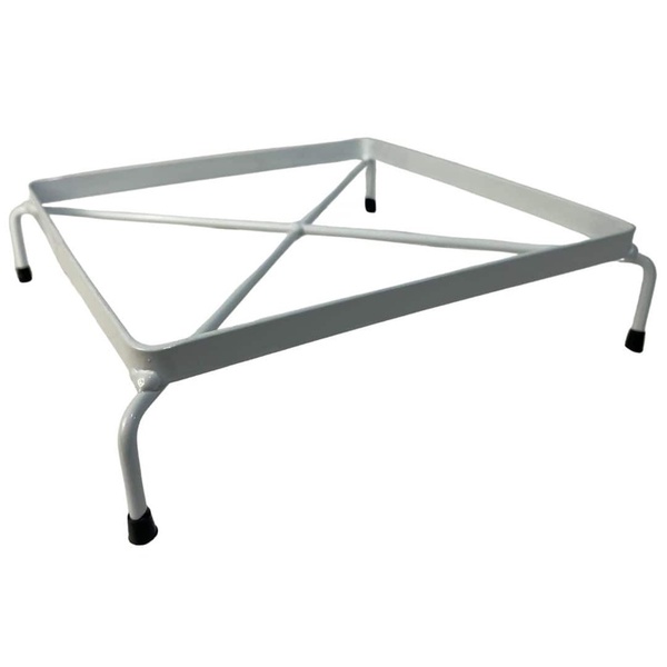 Suporte Rasteiro Quadrado De Ferro Para Vasos De Chão 40cm -