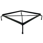 Suporte Rasteiro Quadrado Ferro Vasos De Chão 25cm Preto