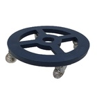 Suporte Redondo com Rodas para Vasos 45cm Azul
