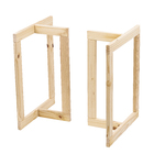 Suporte Reto de Madeira Pinus Natural 75x60cm Settis