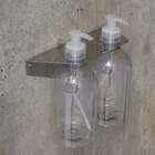 Suporte Sabonete Líquido Álcool Gel Parede Para Gargalo Inox