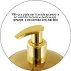 Suporte Sabonete Liquido Spa Golden Aço Inox Dourado