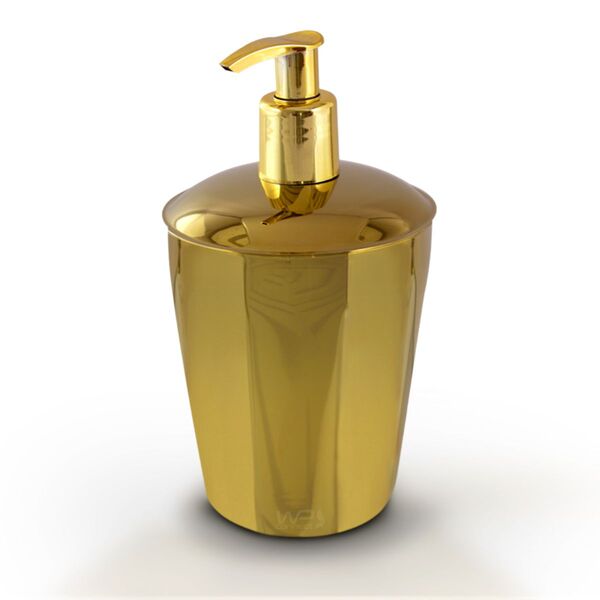 Suporte Sabonete Liquido Spa Golden Aço Inox Dourado
