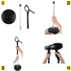 Suporte Secador Cabelo Pet Giratorio Ajustavel Flexivel Chao