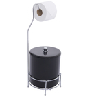 Suporte Sem Lixeira Em Aço Cromado Porta Papel Higiênico