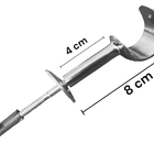 Suporte Simples Comum  28mm Para Cortina Cromado