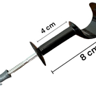 Suporte Simples Comum  28mm Para Cortina Preto