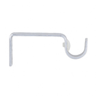 Suporte Simples de Cortina Parede e Teto Vic Fino Cromo Brilhante 20mm Inspire