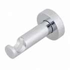 Suporte Simples de Cortina Parede e Teto Vic Reto Cromo Brilhante 20mm Inspire