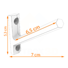 Suporte Slim Para Capacete De Moto, Mochila, Macacão E Chaves