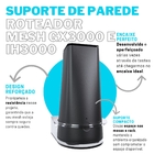 Suporte Stand De Parede Compatível Com Roteador De Internet W