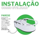Suporte Stand De Parede Compatível Com Roteador De Internet W
