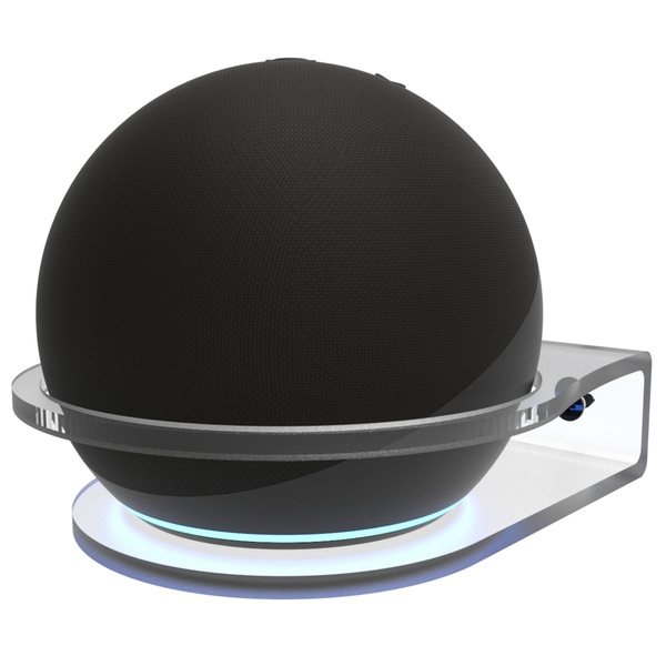 Suporte Stand De Parede Transparente Compatível Com Alexa Ech