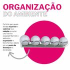 Suporte Stand Expositor De Parede Para Até 5 Bolinhas Bolas D