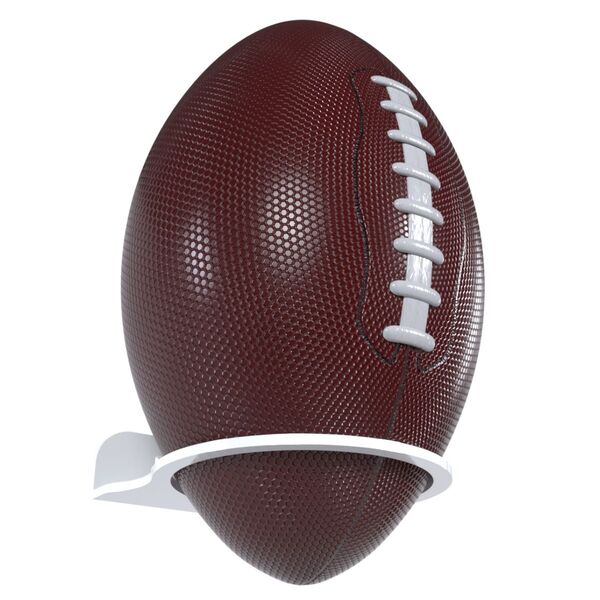 Suporte Stand Expositor De Parede Para Bola De Futebol Americ