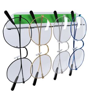 Foto de Suporte Stand Expositor Organizador De Parede Para 4 Óculos U