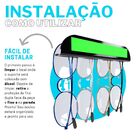 Suporte Stand Expositor Organizador De Parede Para 4 Óculos U