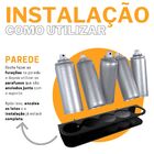 Suporte Stand Organizador De Parede Para 5 Latas De Tinta Spr