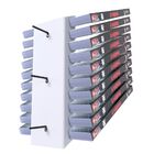 Suporte Stand Organizador De Parede Para Até 10 Dvd Blueray U