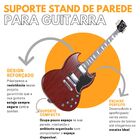 Suporte Stand Organizador Expositor De Parede Para Guitarra I