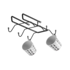 Suporte Suspenso Para 6 Xícaras Cor Grafite Schmitt Aramados