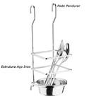 Suporte Talheres Aéreo Pendurar Aço Inox 10 Anos Garantia