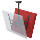 Suporte Teto 2tv 10" A 65" Vesa 600x400 Giro 360° Preto