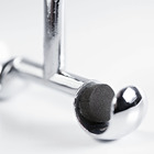 Suporte Teto Duplo Alumínio Prata 19mm DeVictor