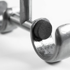 Suporte Teto Duplo Zamac Prata 19mm/28mm Couselo