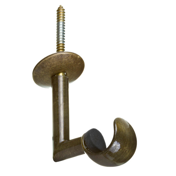 Suporte Teto Simples Alumínio Ouro Velho 19mm DeVictor