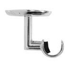 Suporte Teto Simples Zamac Prata 28mm Couselo