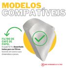 Suporte Tipo Cone De Mesa Guarda Porta Filtros De Café De Pap