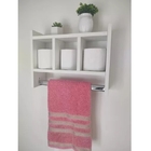 Suporte Toalha Suspenso Branco 30x45x12cm - Deep