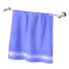 Suporte Toalheiro Banheiro Porta Toalha Reto Banho Inox Croma