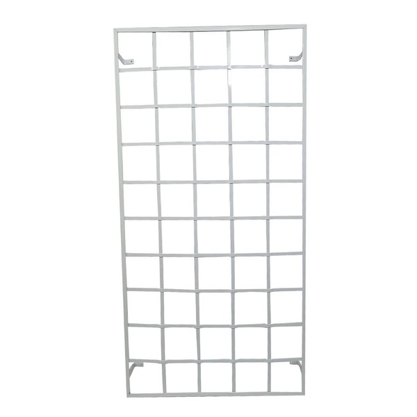Suporte Treliça Ferro Jardim Vertical 1m Branco