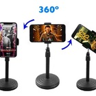 Suporte Tripé Celular Smartphone De Mesa Escritório 360º