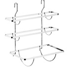 Suporte Triplo Em Aço Para Rolos Papel Toalha Cozinha Schmit