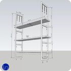 Suporte Triplo Prateleiras Industrial 100x30cm 2 Unidades Par