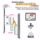 Suporte Tv 10" A 42" Vesa 200x200 2 Movimentos Preto