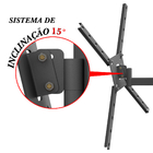 Suporte Tv 10" A 56" Vesa 400x400 3 Movimentos Preto