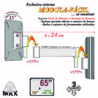 Suporte Tv 10" A 65" 600x400 3 Movimentos Branco