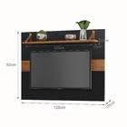 Suporte Tv Até 50 Polegadas Preto Nature - Painel Maldivas