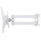 Suporte Tv Ou Monitor Bi Articulado Longo 15 A 43 Pol Branco